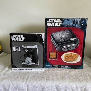 Star Wars themed Coffee Pot & Waffle Maker